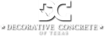 Decorative Concrete of Texas logo white png