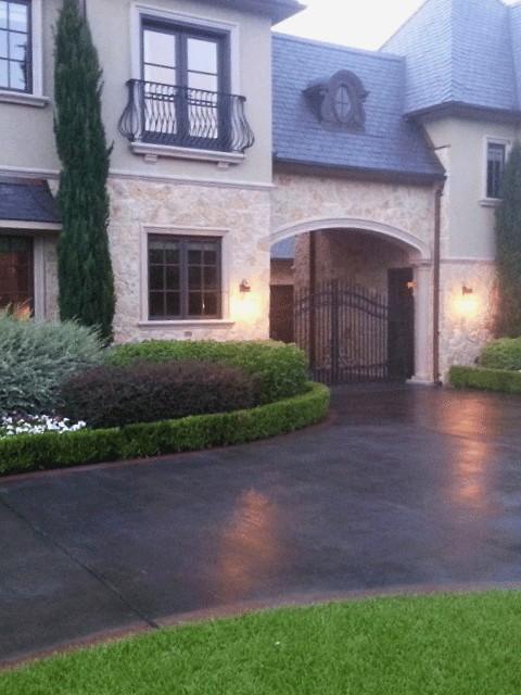 stained concrete driveway McKinney, TX by Decorative Concrete of Texas for our Sitemap page
