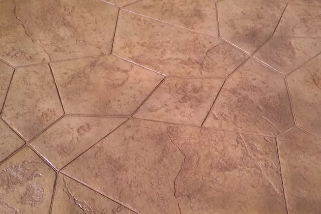 stamped concrete concrete flooring installation by Decorative Concrete of Texas