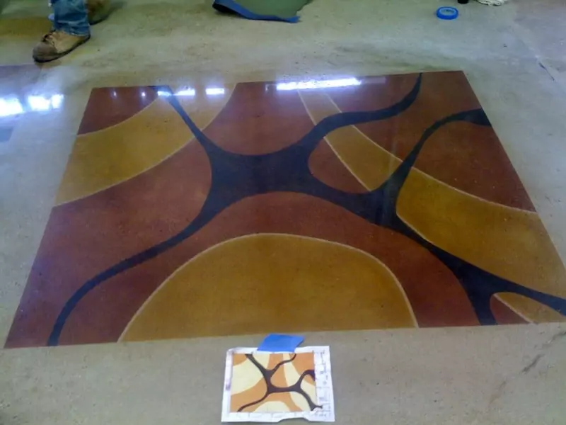 polished concrete flooring installation by Decorative Concrete of Texas