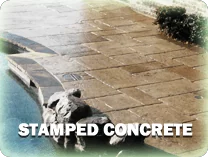 stamped concrete concrete flooring installation by Decorative Concrete of Texas