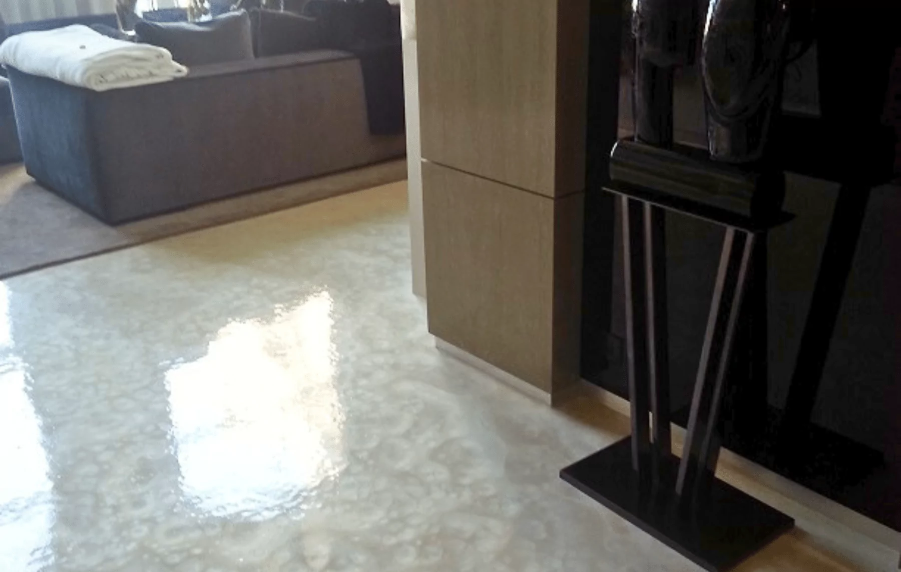 metallic epoxy floor