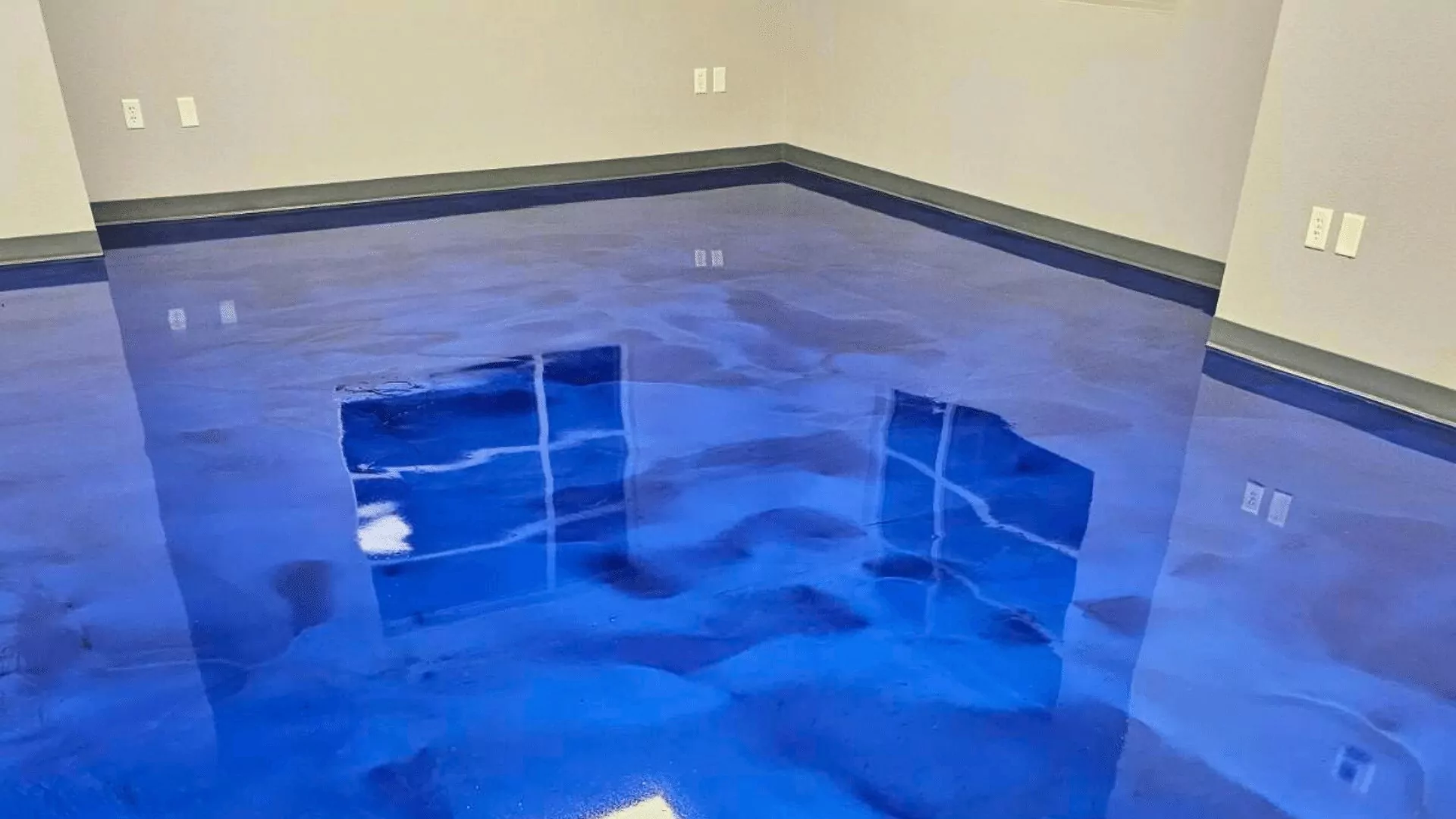 metallic epoxy floor